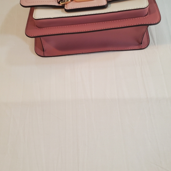 MICHAEL KORS Heather Pink White Colorblock Leather Chain New - Picture 6 of 10